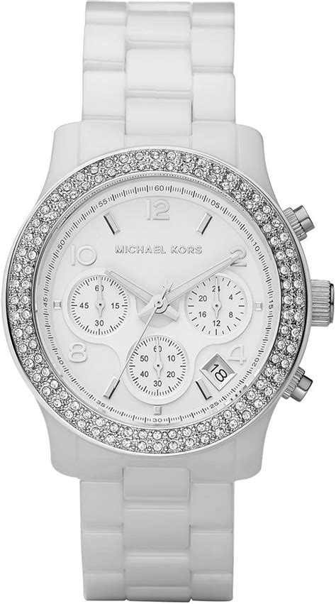 michael kors uhr silber glitzer